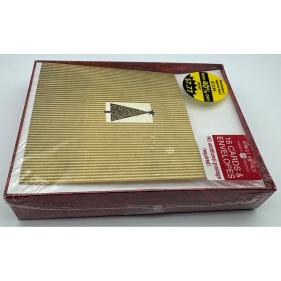 American Greetings NEW cards with envelopes Christmas tree - Picture 4 of 4